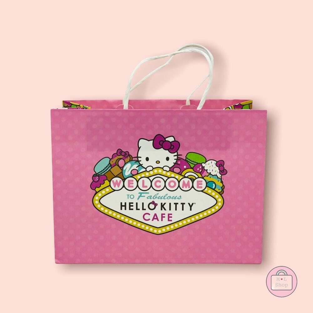 Hello Kitty Cafe Las Vegas Original Shopping Paper Bag